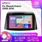 4G LTE RDS Android автомобильный мультимедийный радиоприемник GPS радио видеоплеер для Renault Koleos 2008 2009 - 2016 Av выход SWC WIFI