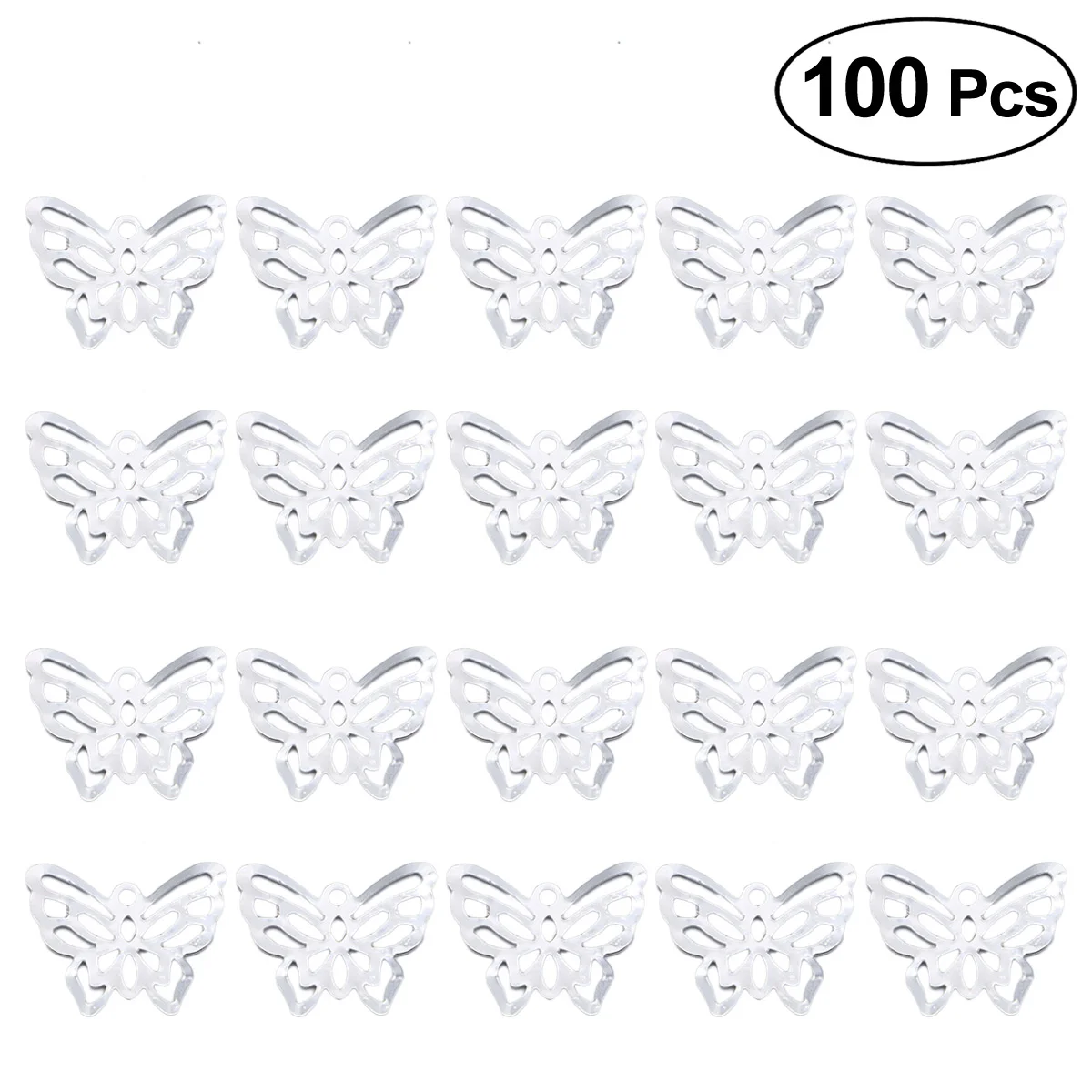 

100pcs Decor Delicate Embellishment Craft Ornament for Gift Decor Photo Album Scrapbook Party DIY