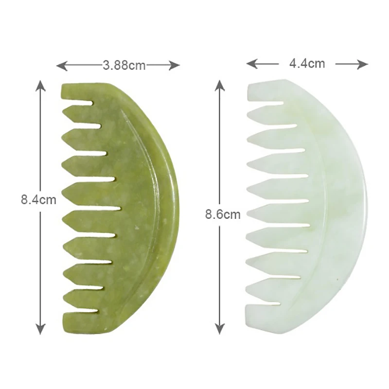 

1 шт., Нефритовая Расческа с 10 зубьями