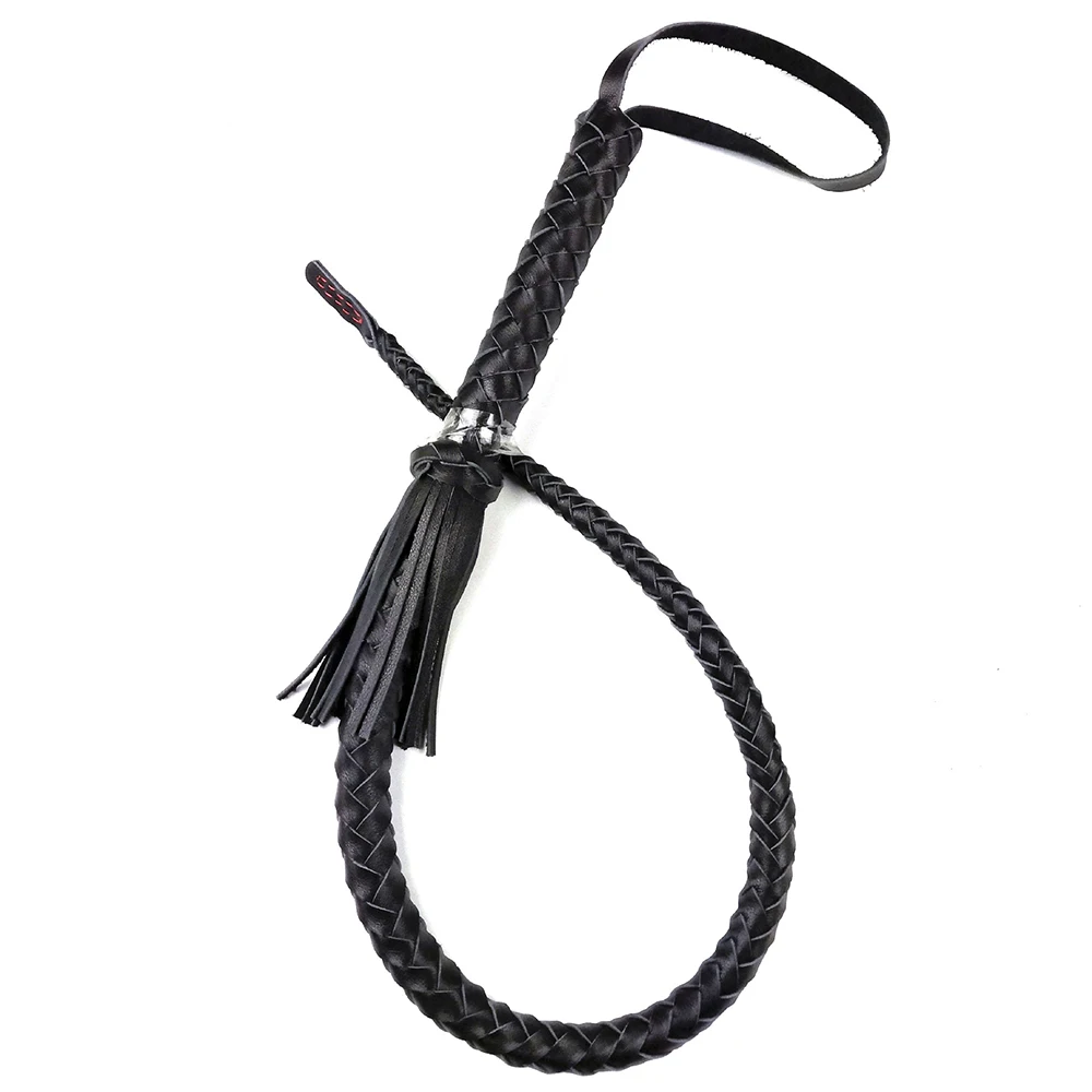 Кнут из натуральной воловьей кожи кнут бычьей ручной работы 8 плетений ручка |