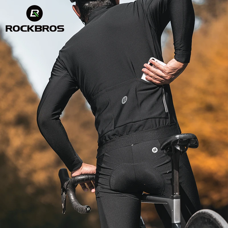 Комплект утепленной куртки ROCKBROS для мужчин и женщин спортивный костюм из джерси