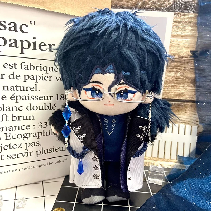 

Anime Game Genshin Impact Fatui Cosplay Cute Cartoon Plush Stuffed Change Clothes Dolls Toy Puppet Naked Baby Gifts 20cm