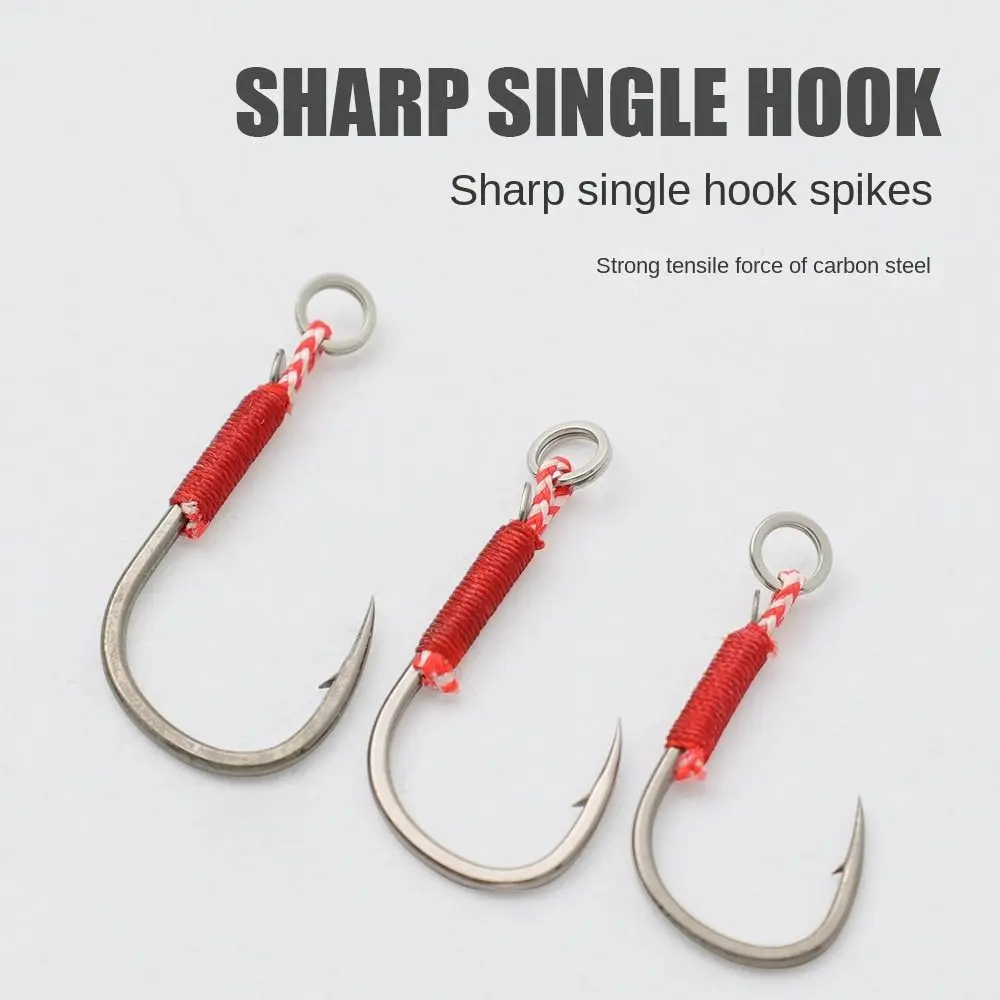 

20pcs metal Hand-tied barbed hooks 6#-11# fishing hook 2023 Jigging Fishhook for fishing outdoor sports
