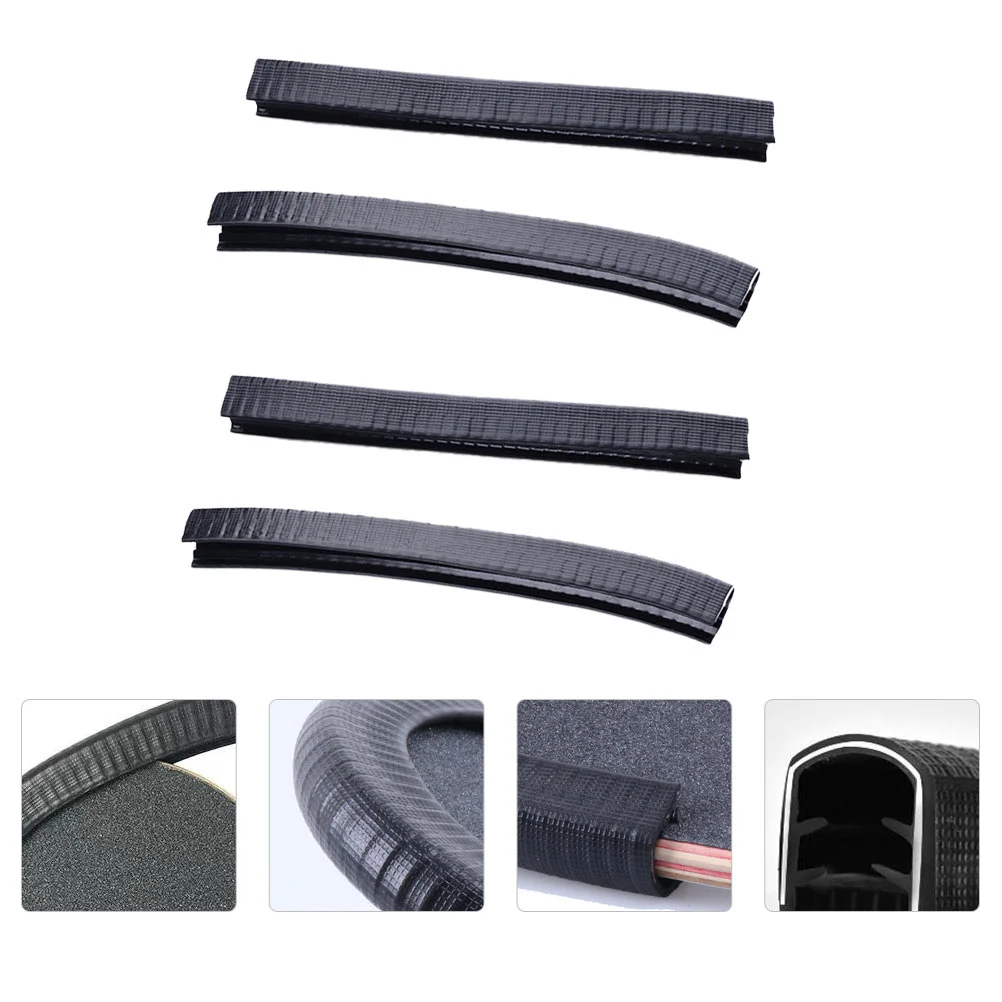 

2 Pairs of Anti-collision Skateboard Bumper Strip Skate Board Protection Strip