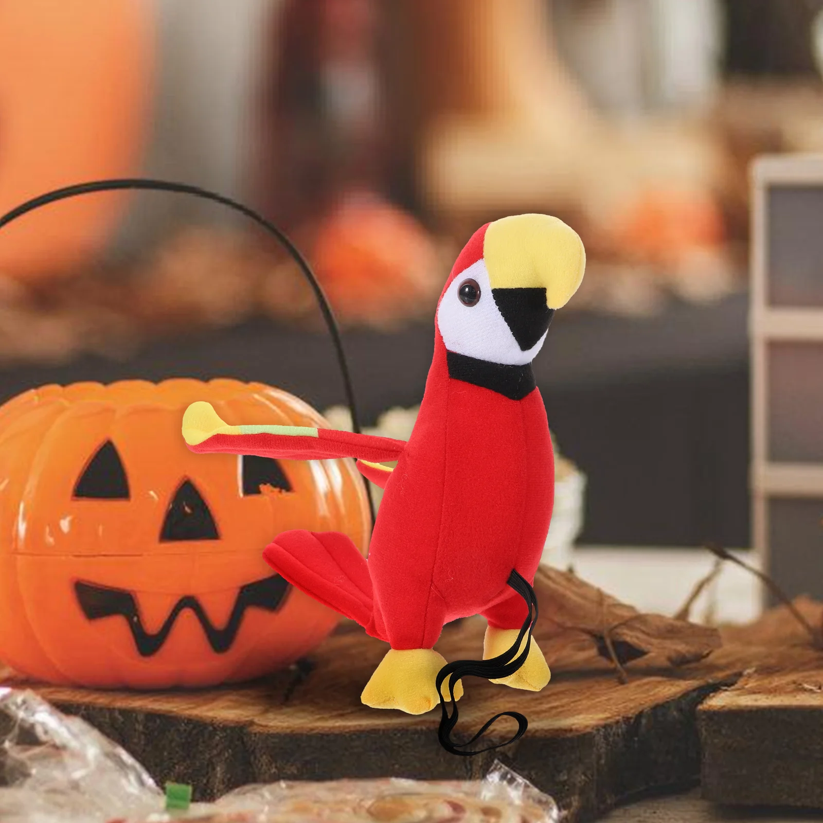 Мягкий костюм попугая пиратский комплект для косплея плюшевая игрушка имитация