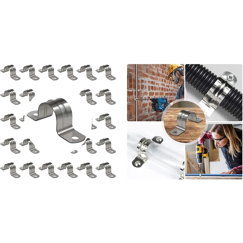 Акция! U-образные зажимы для труб могут использоваться закрепления на опорных