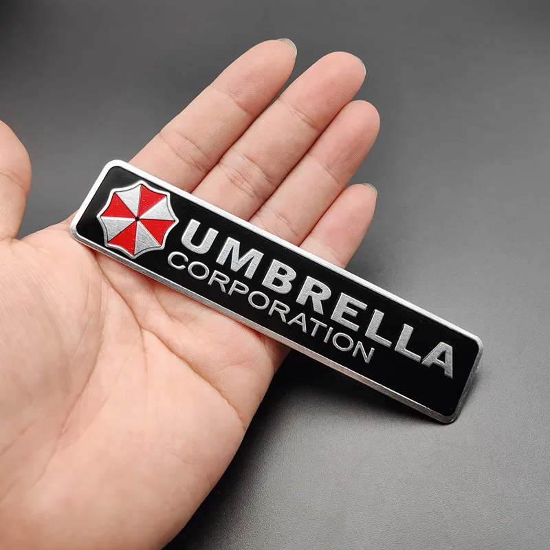 Стайлинг автомобиля 3D наклейки из алюминиевого сплава с эмблемой зонтичной