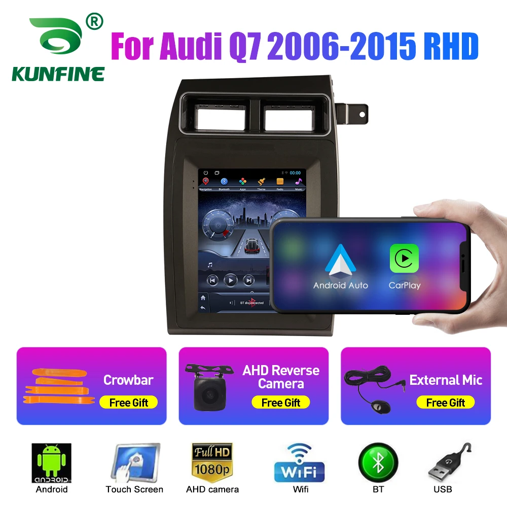 

Автомобильный радиоприемник 9,7 дюйма Tesla Style 2 Din Android для Audi Q7 2006-2015 RHD стерео автомобильный мультимедийный видеоплеер DVD GPS навигация
