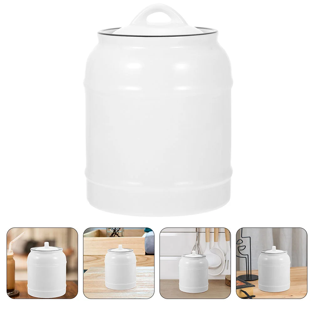 

Ceramic Airtight Jar Sugar Storage Containers Kitchen Jars Canisters Countertop Cookie