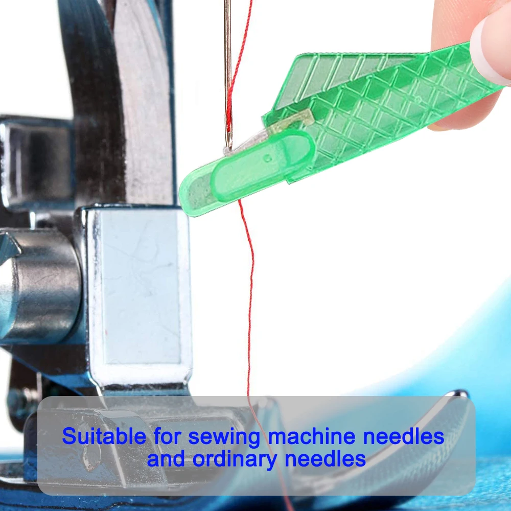 Sewing Machine Mini Needle Threader with Hook Insertion Tool Elderly Quick Automatic Thread Changer Craft Accessories | Дом и сад