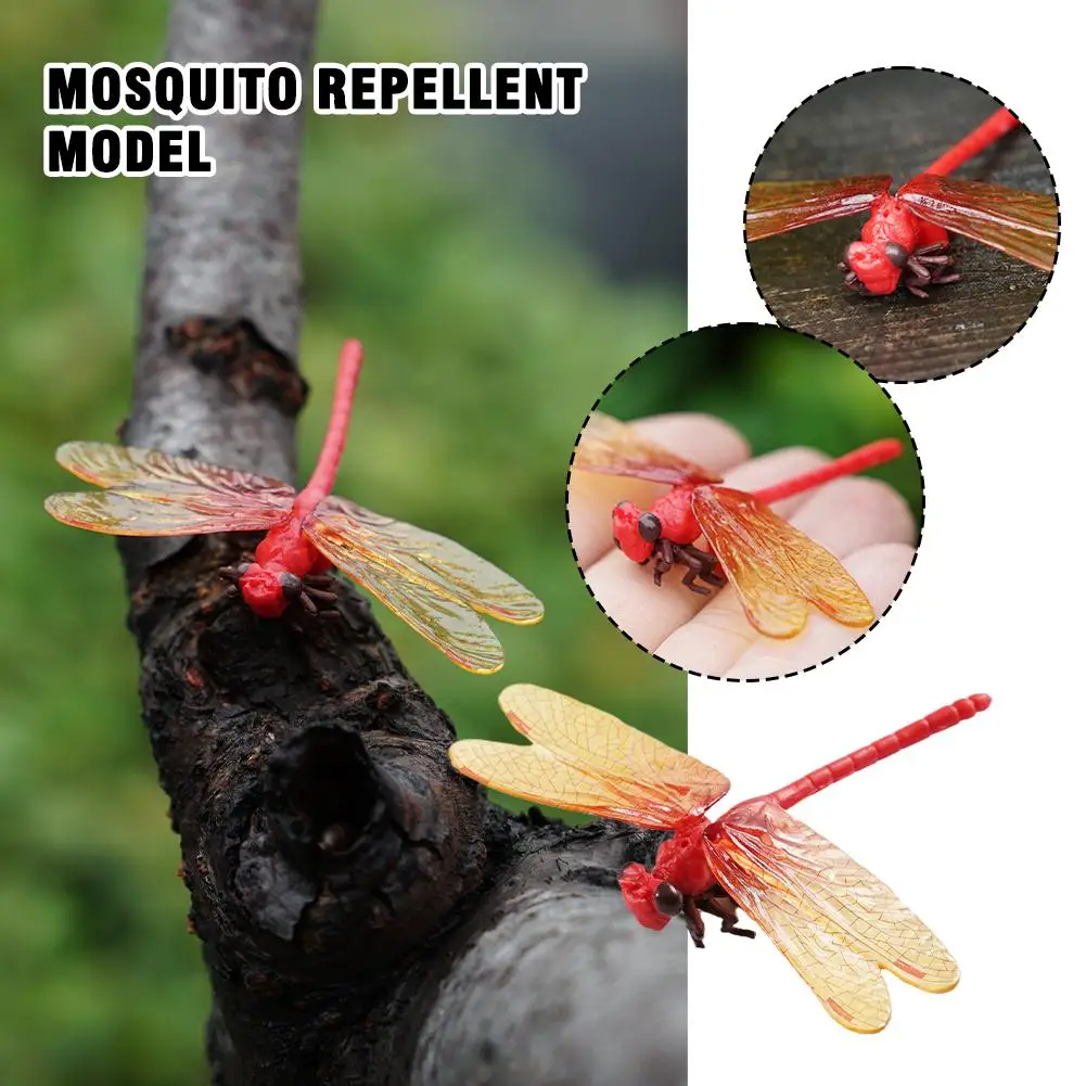 

Simulation Dragonfly Insect Model Mosquito Repellent Ornaments Outdoor Decoration Dragonfly Home Farm Figure Garden Mini P6Q7