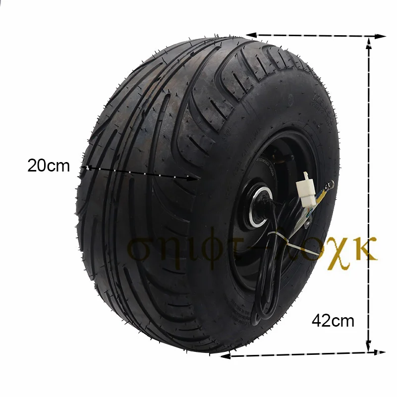 225/55-8 / 18x9.50-8 Бескамерная шина 60V 1000W 1500W 2000W Оригинальное моторное колесо для модификации городского электро-скутера Citycoco.