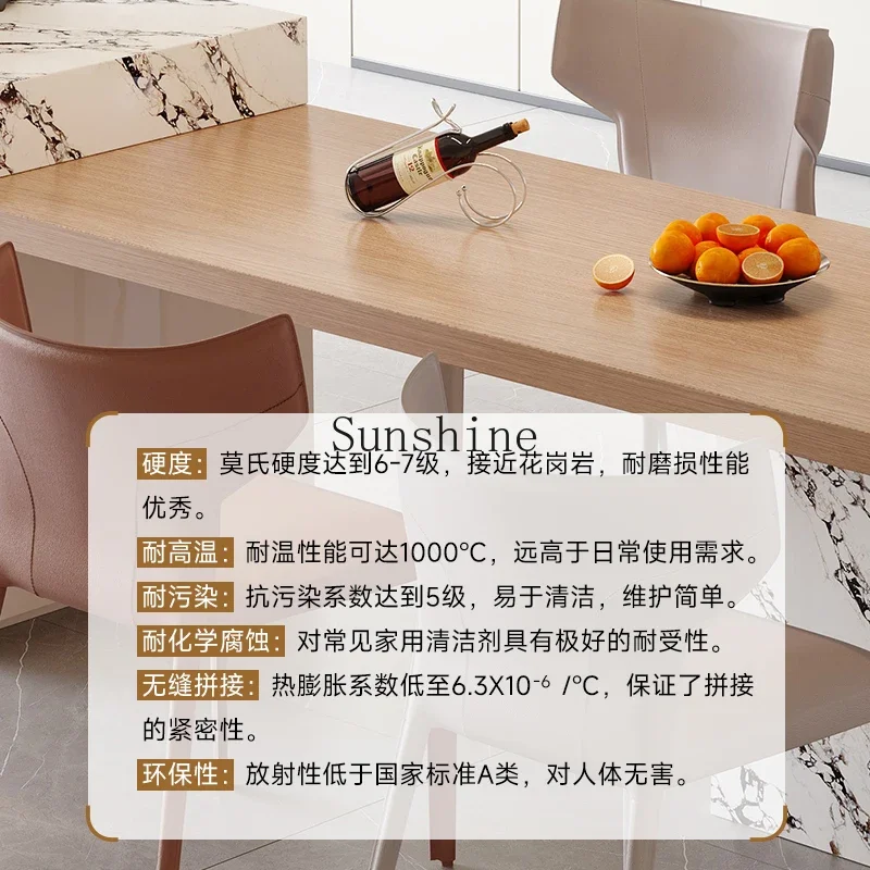 Роскошный телескопический островный стол из каменной плиты обеденный барная