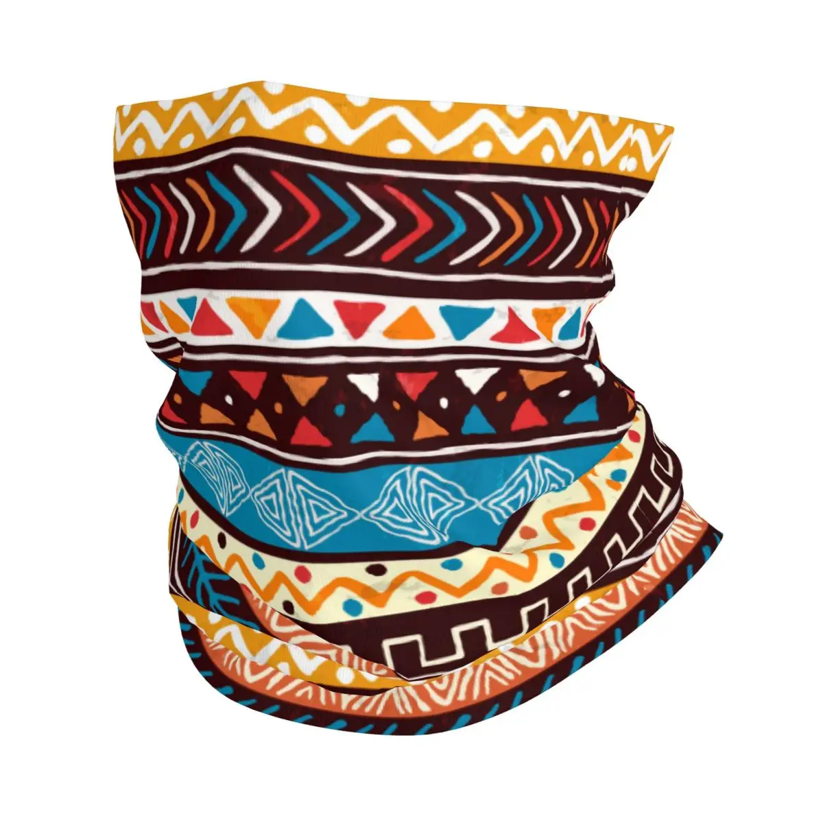 Тонкий шарф с африканским искусством в этническом стиле бандана гетры для лица
