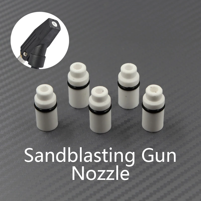 

5 Pcs Ceramic Nozzle For Pressure Washer Sand Blaster Gun Wet Sand Blasting Set For Car High Pressure Washers