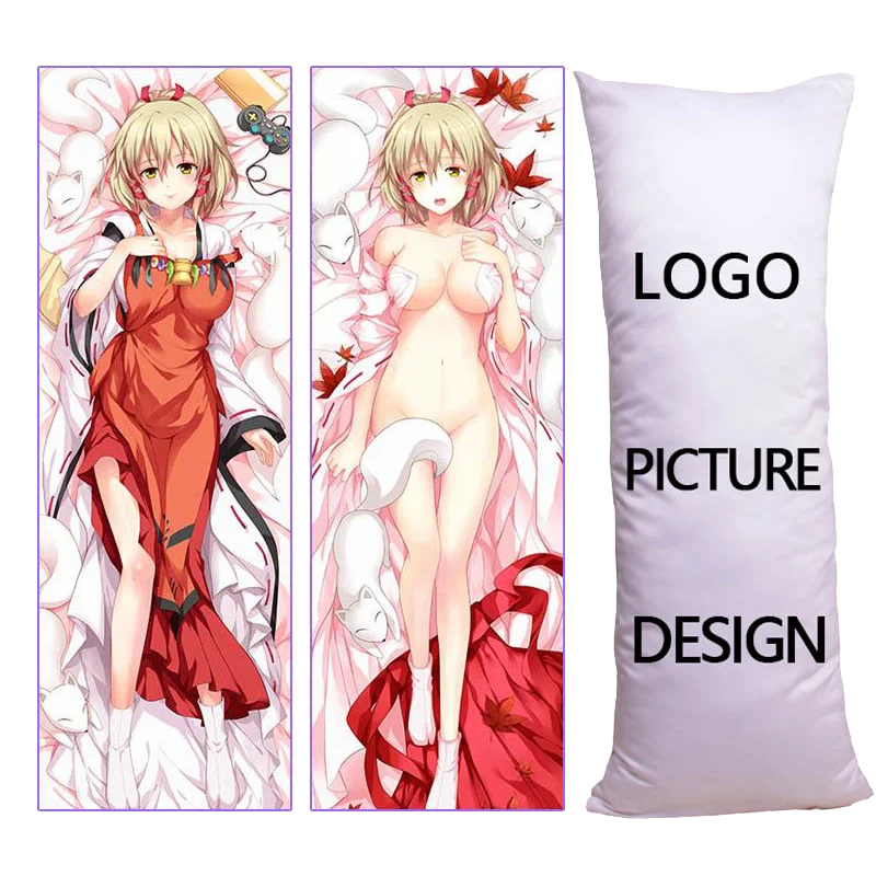 The love of the fox Anime Dakimakura Long Pillow Big Life Cushion Hugging Body Custom Print Wedding for Sleeping Dropshipping