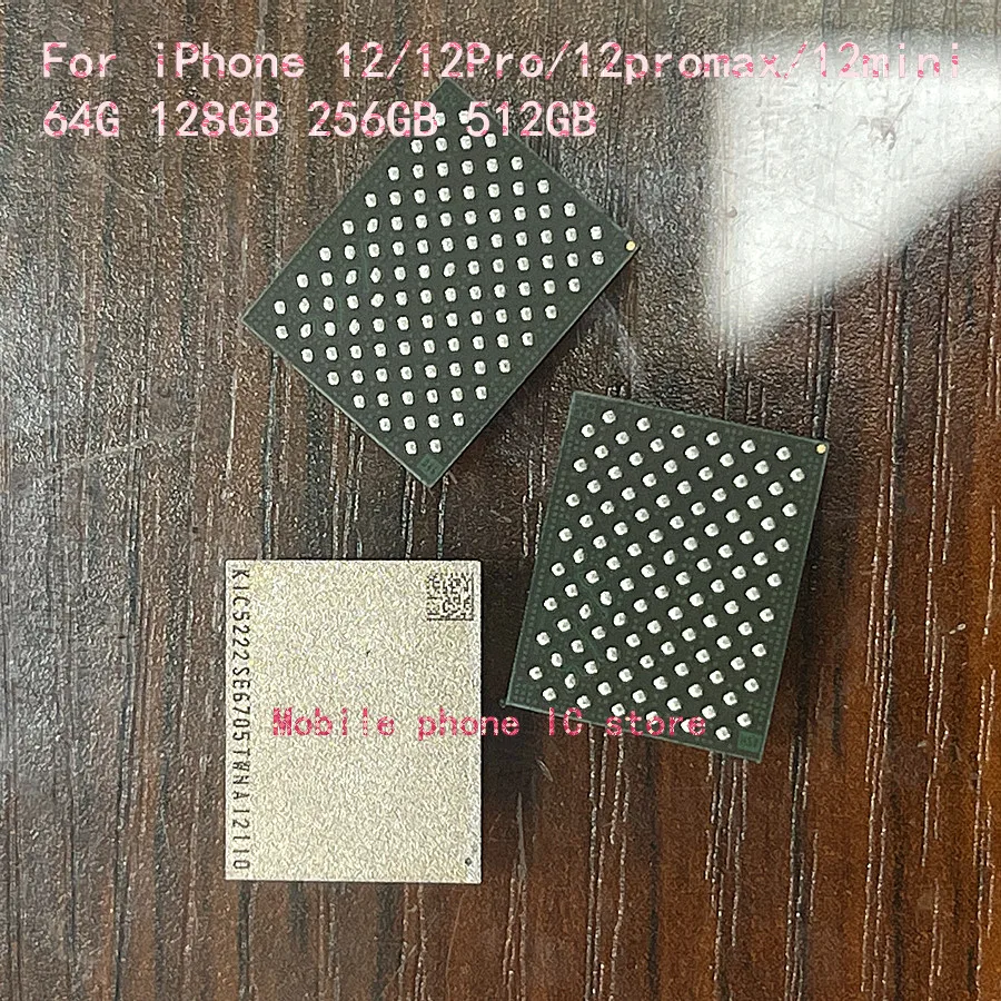 1 шт. для iPhone 12/12Pro/12promax/12mini Nand флэш-память IC 64G 128GB 256GB 512GB жесткий диск HDD чип решает