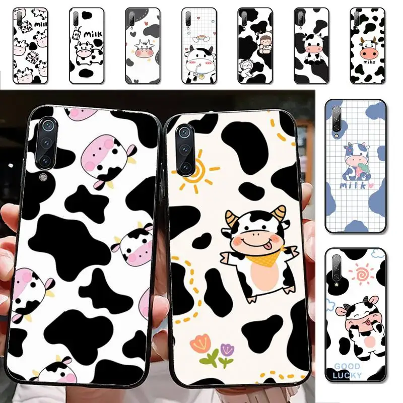 

Cartoon Cow Phone Case For Xiaomi Mi 5X 8 9 10 11 12 lite pro 10T PocoX3pro PocoM3 Note 10 pro lite
