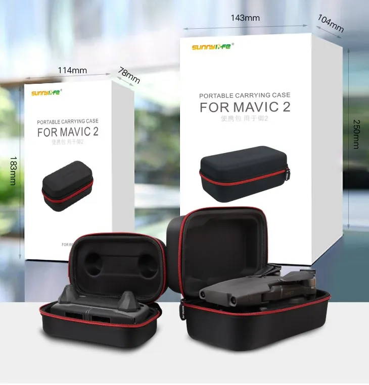 Сумка для переноски дрона DJI MAVIC 2 PRO ZOOM сумка пульта дистанционного управления +