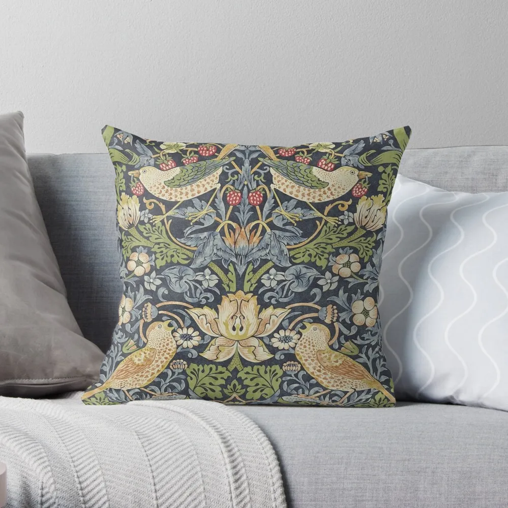 

Оригинальная декоративная подушка с изображением Вильяма Морриса, клубники, вора, 100% детской подушки, 55 _ 45*45 см