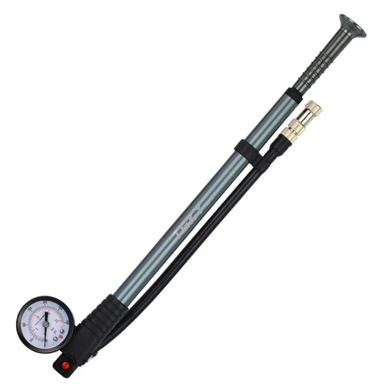 

Portable High-Pressure 300PSI Bike Fork Air Pump with Barometer Gauge Rear Suspension Shock Absorber Pump