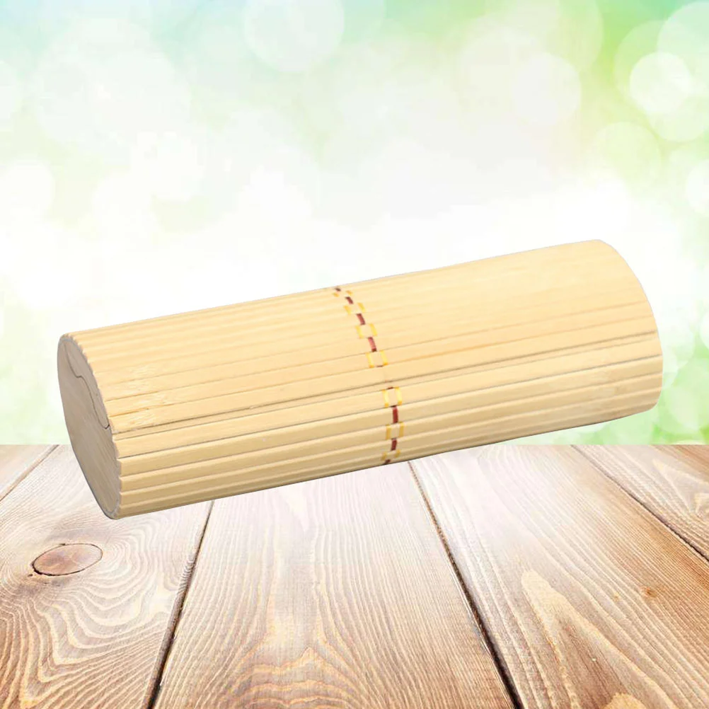 

Защитный футляр для очков, бамбуковый футляр для очков, модный аксессуар для очков (естественный цвет) для