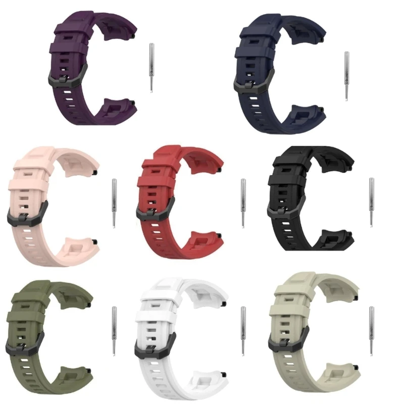 Силиконовый ремешок для часов