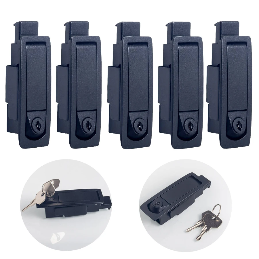 

5 шт., замок и ключи из цинкового сплава для промышленного оборудования