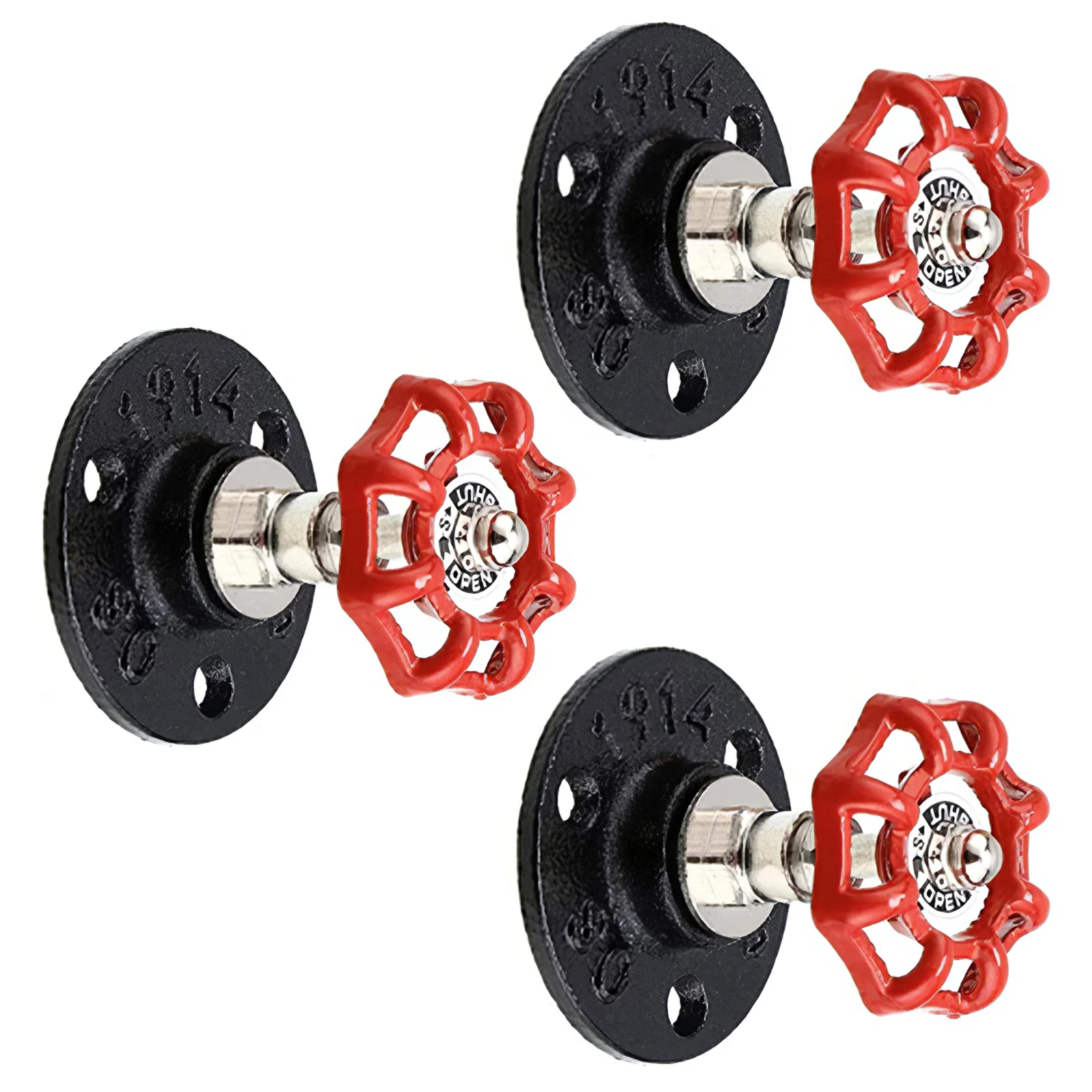 

3 шт. промышленные Крючки-вешалки для пальто, сверхпрочная рустикальная вешалка для шляпы, халата, держатель для полотенец, настенные вешалк...