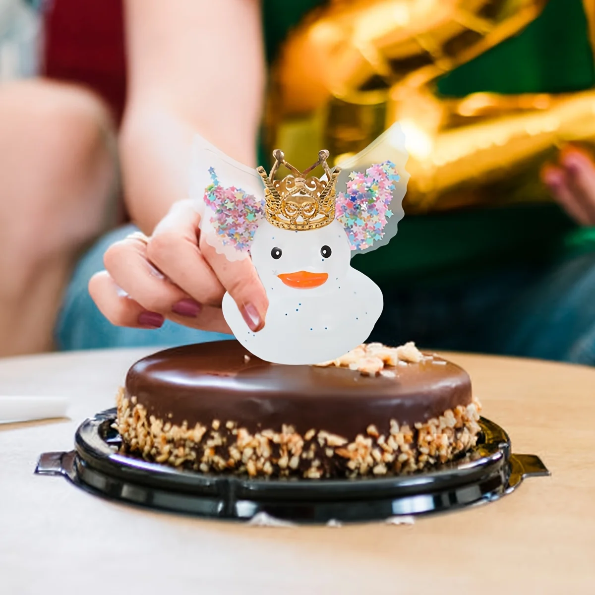 Автомобильная резиновая утка для украшения приборной панели автомобиля