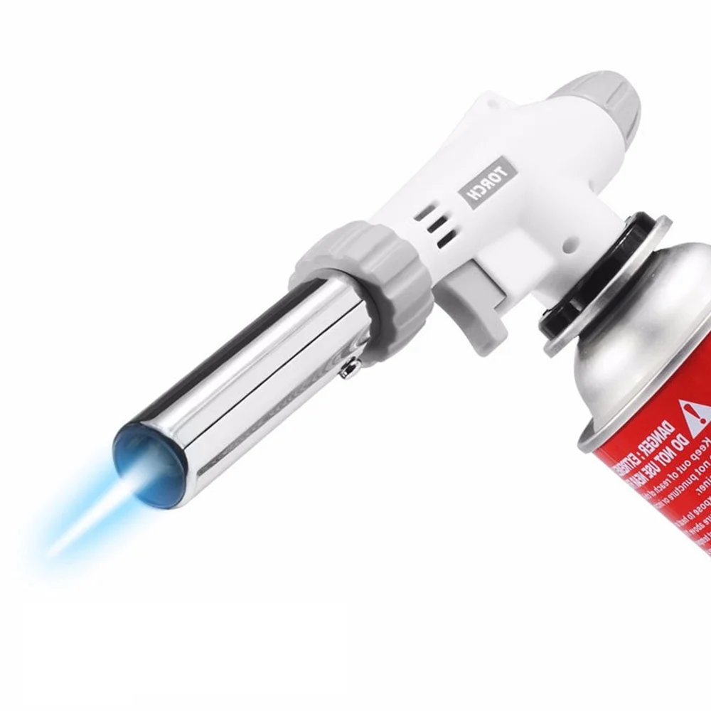 

1300 огнемет, горелка с автоматическим зажиганием, зажигалка для барбекю, приготовления пищи, пайка, огнемет, уличный кемпинг, бутановый газов...