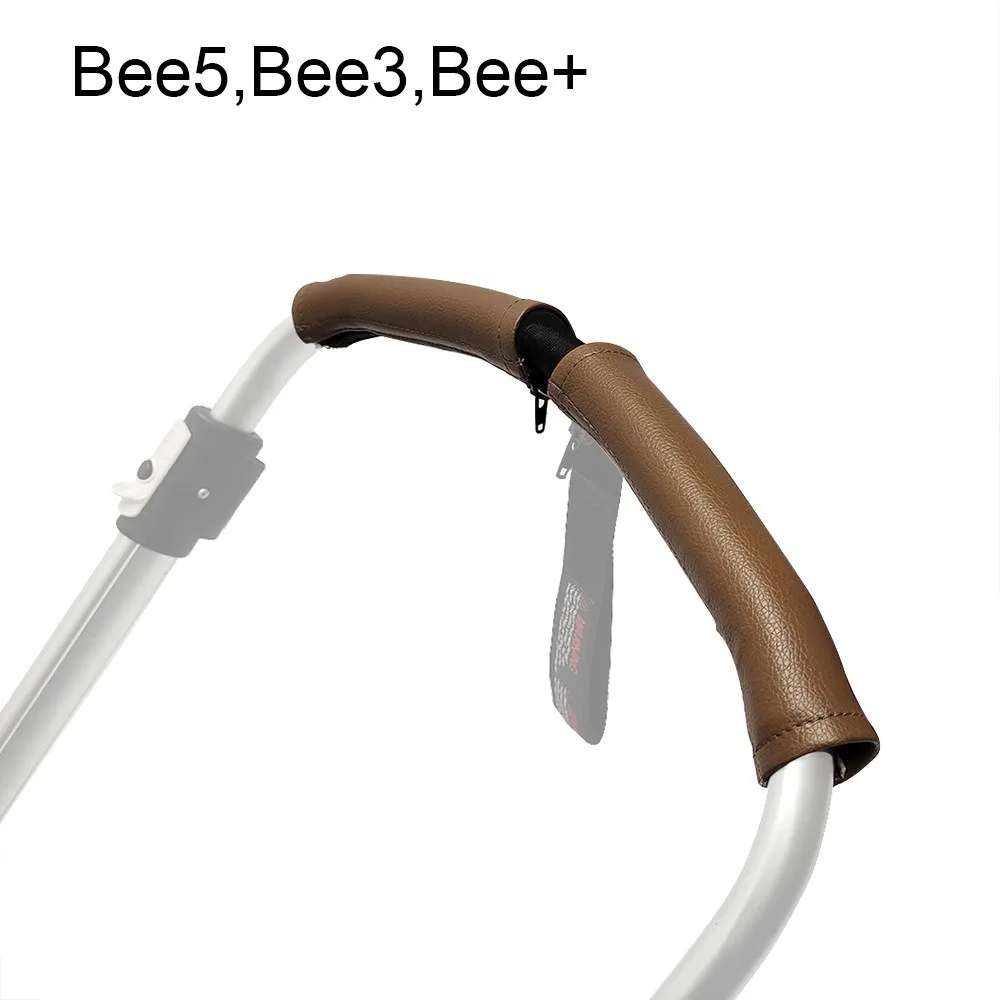 Фото Чехлы На Подлокотники Для Колясок Из Искусственной Кожи, Совместимые С Bugaboo Bee3/bee 5/bee + Защитный Чехол №1