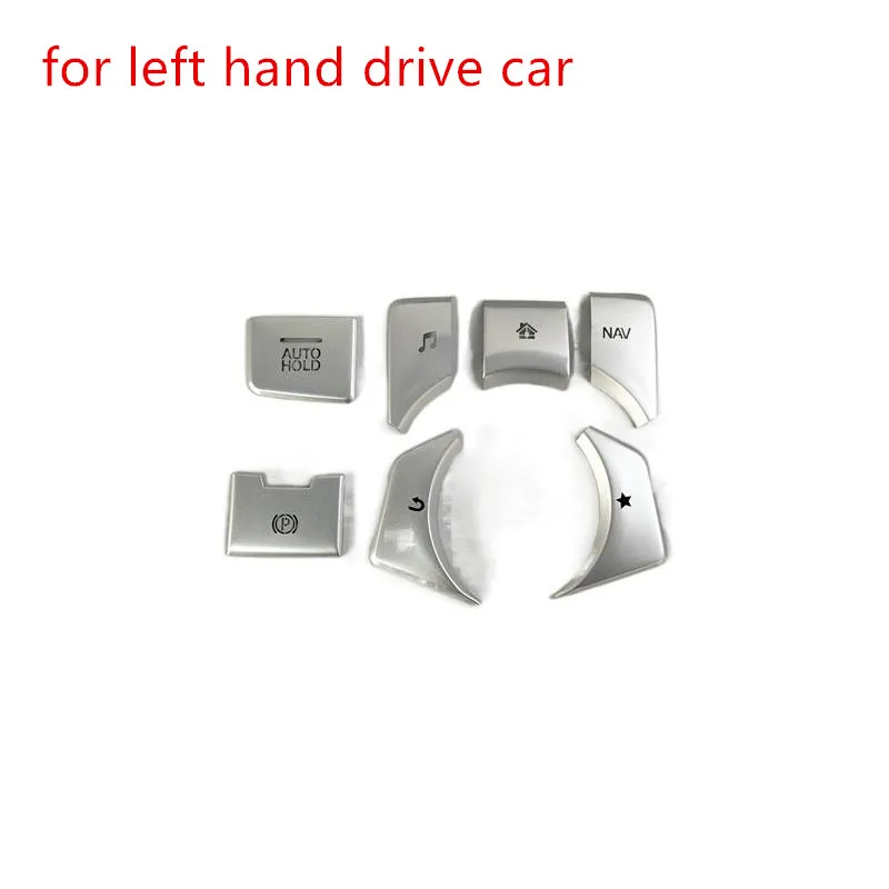 

7 шт./лот, мультимедийные кнопки центрального управления из алюминиевого сплава для Mazda CX-5 CX5 CX 5 MK2 CX-8 2017-2023 гг.