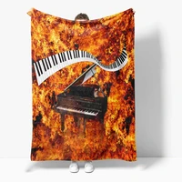 flame piano design blanket 3d full printed wearable blanket adultskids fleece blanket home accessories dropshipping camping