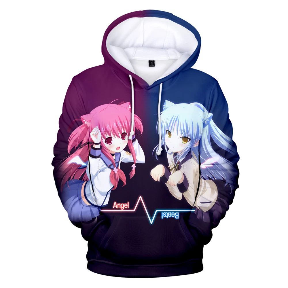 

Angel Beats Hoodies Men/women Kpop Sweatshirt Oversize Autumn Winter Hoodie Harajuku Streetwear Anime Sweatshirt Kids Hoody Kpop