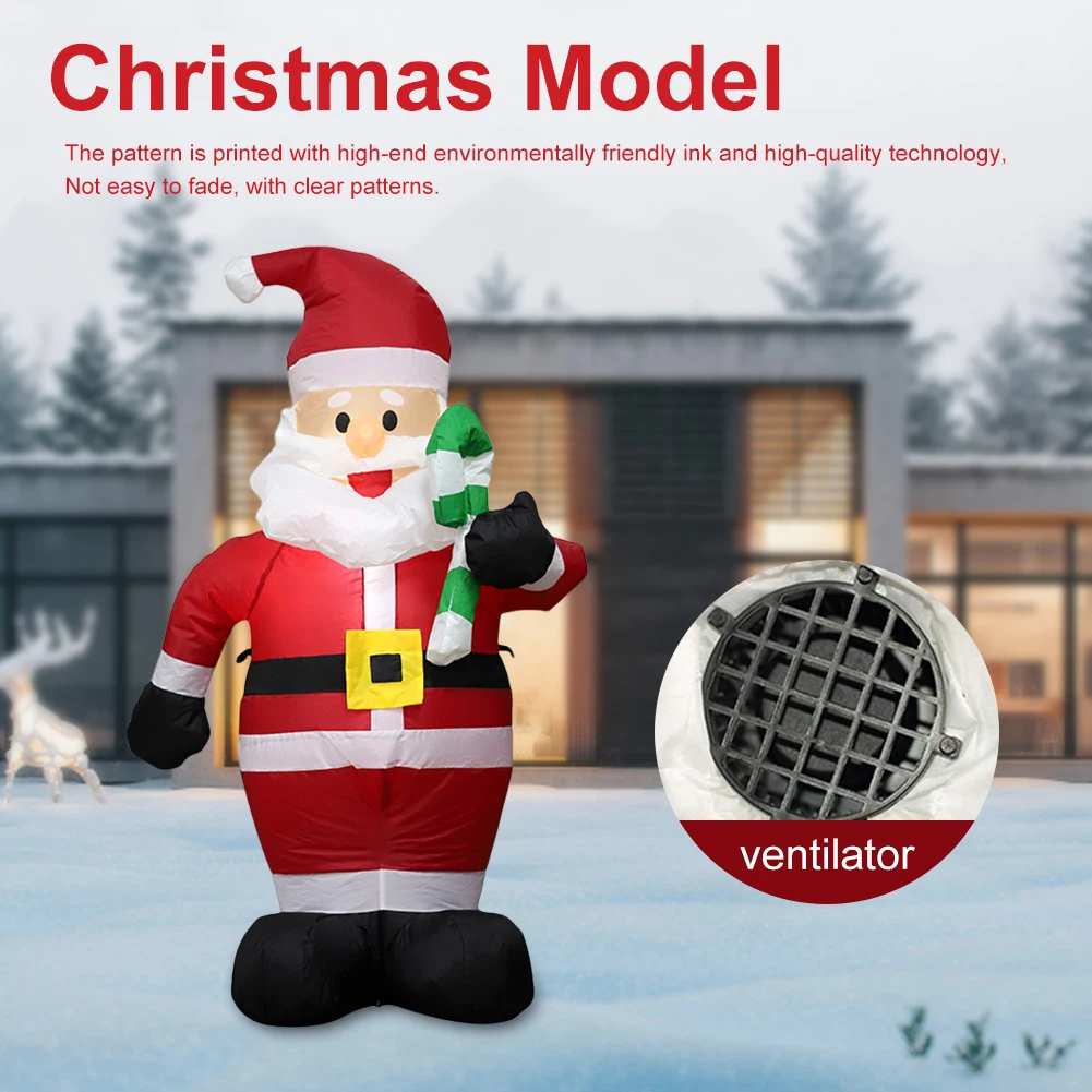 Гигантское Надувное Рождественское Украшение Со Светодиодной Подсветкой