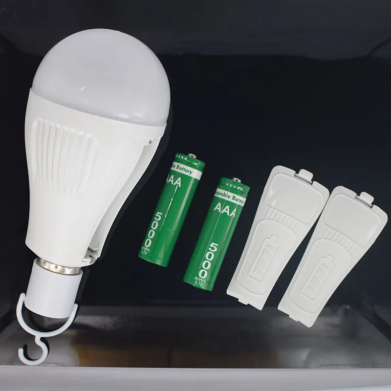 Новый товар флейта E27 85-265 в 2400 мАч внутренняя сменная батарея лампа для