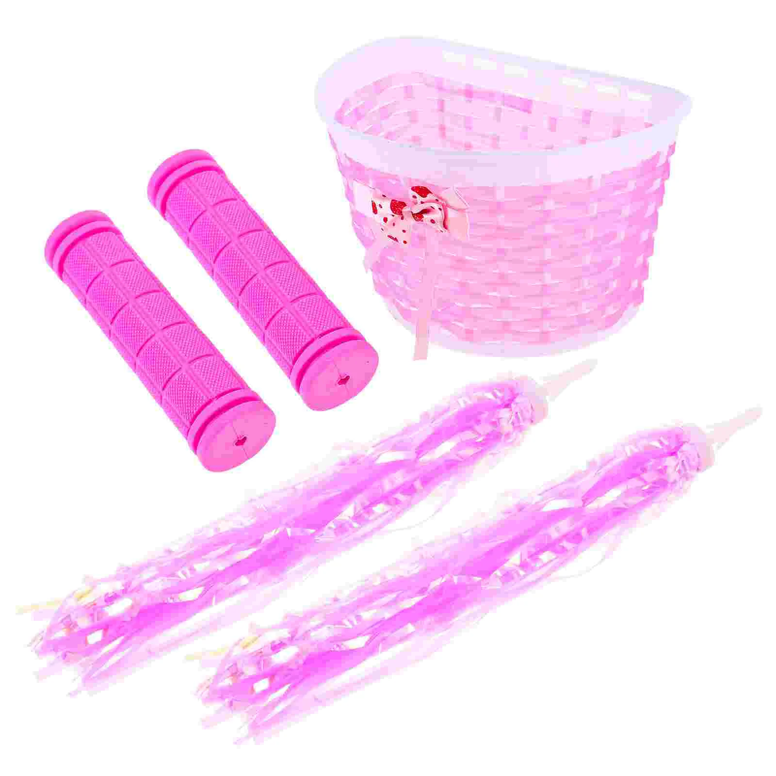 

Decorative Ribbon Baby Carriage Scooter Bike Accessories Child Bicycles Streamers Supplies Weave Kids Plastic Handlebar Covers