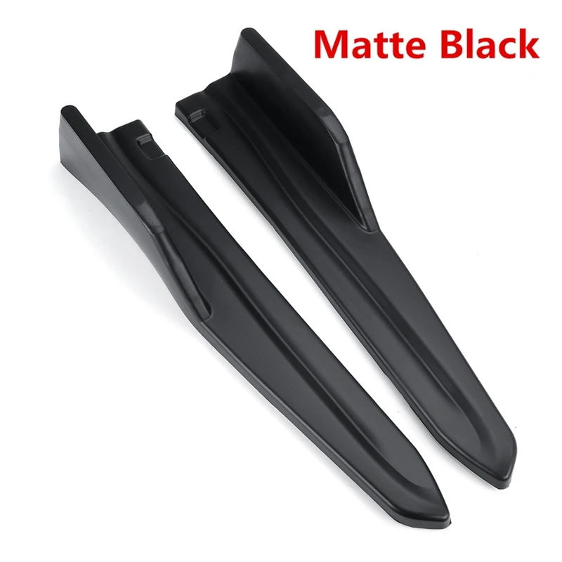 2X автомобильный задний бампер разветвители для губ диффузор фартуки боковая