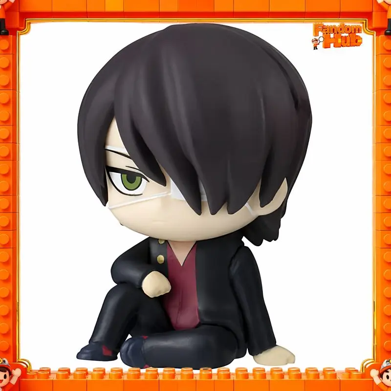 Фото Оригинальная фигурка Bandai Gintama Machibouke Vol.02: Гинпачи-сенсей сидячий, Камуи Такасуги GP, модель-украшение, игрушка, подарок №3
