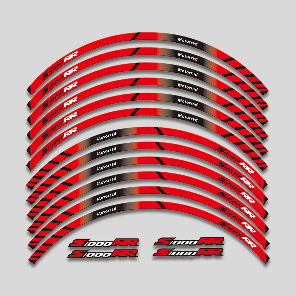 Для BMW S1000RR S 1000RR светоотражающие аксессуары для мотоциклов, наклейка на колесо внутри наклейки на ступицу, лента в полоску на ободе