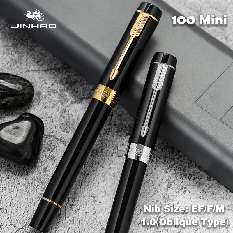 Jinhao 100 Мини перьевая ручка разноцветные полимерные/деревянные роскошные ручки