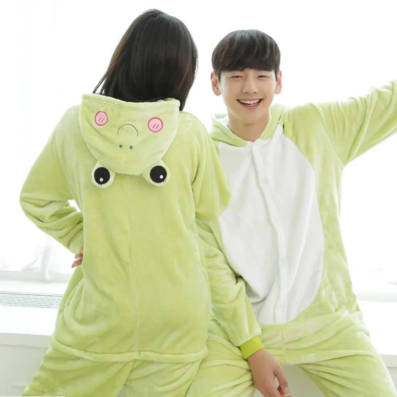 

Kigurumi Pokemon frog Onesie Women Adult Anime Cosplay pajama Cute Mascot Sleepwear Homewear