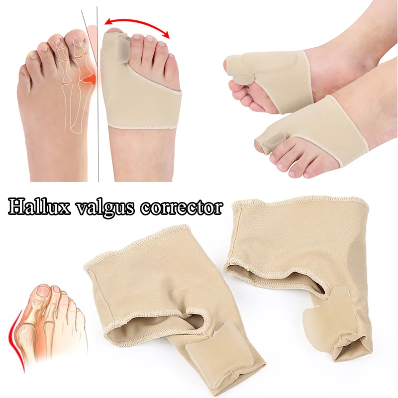 

Sdotter 1 Pair Toes Posture Corrector Pain Relief Hallux Valgus Corrector Toe Straightener Pedicure Socks Foot Care Protection T
