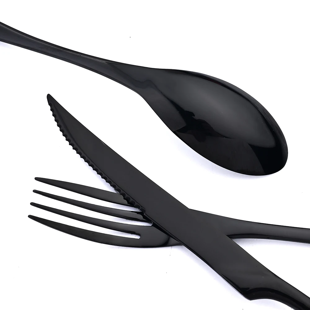 Столовые приборы Zoseil из нержавеющей стали 304 набор посуды 24 предметов