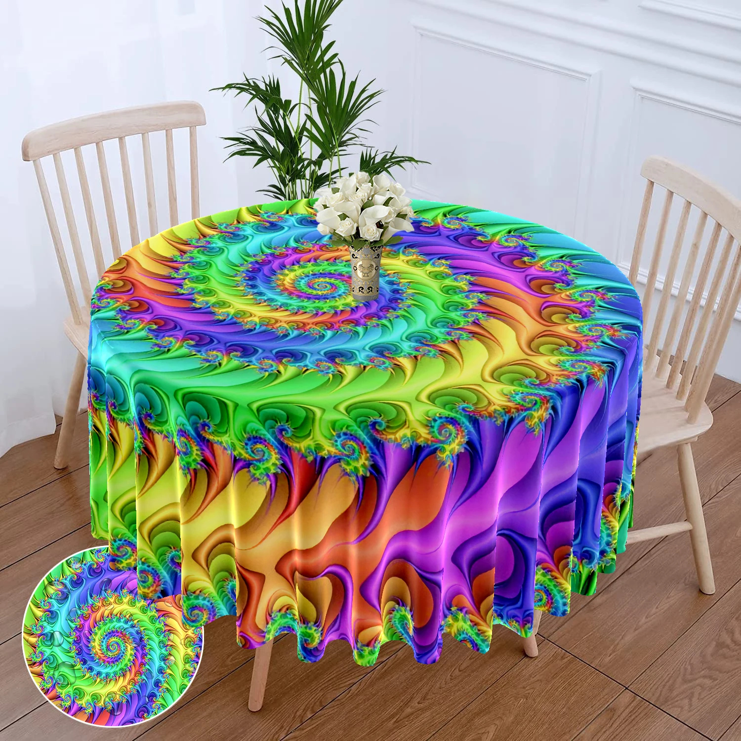 

Круглая скатерть cmyk 63 дюймов