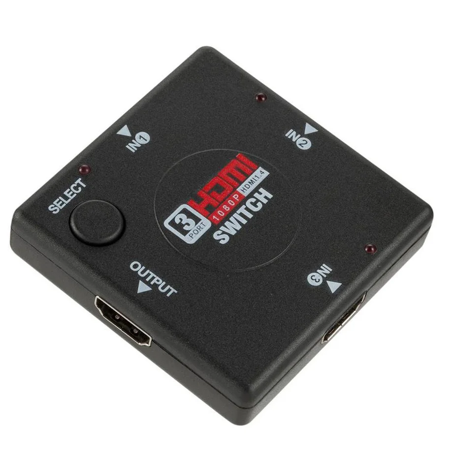 1080P 3 входа 1 выход Mini порта HDMI-совместимый переключатель мама-мама для HDTV видео |
