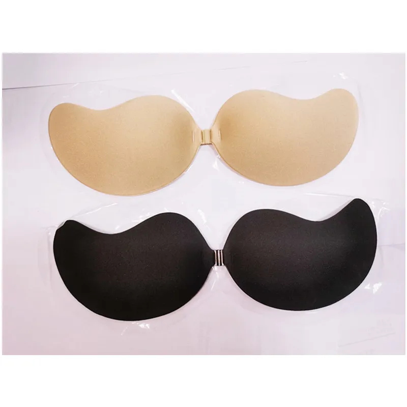 Mango Invisible Push Up Bra Reusable Silicone Strapless Chest Stickers Women Self Adhesive Pasty Bras Nipple Cover Lingerie Pad