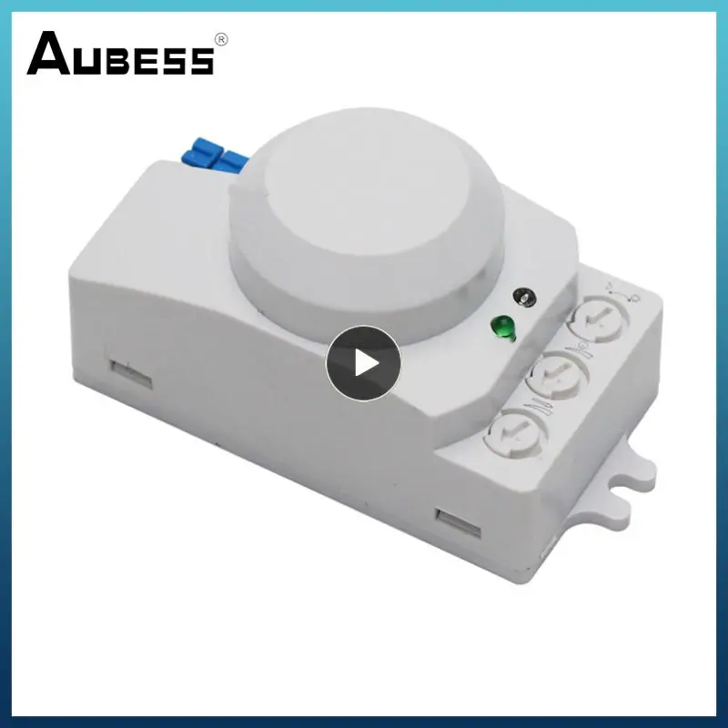 

1~6PCS Human Body Sensor Ac 220v 5.8ghz 360 Degreec Induction Sensor Microwave Sensor Switch Smart Home Sensor Switch