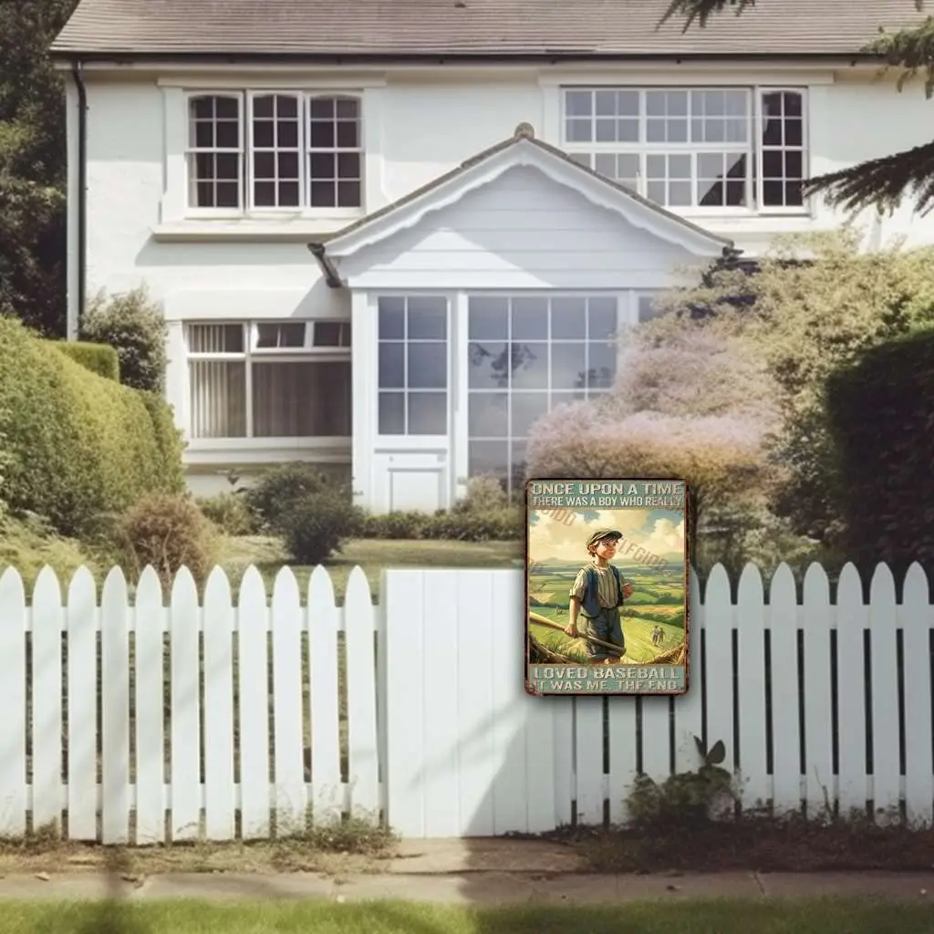 FLFGIDD алюминиевые оловянные знаки мальчик который действительно любит